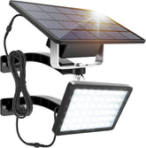 Solarlicht buiten bewegingssensor LED-wandlamp koel wit 6000K voor binnenplaats tuin gang terras dicht bij muur pad patio villa